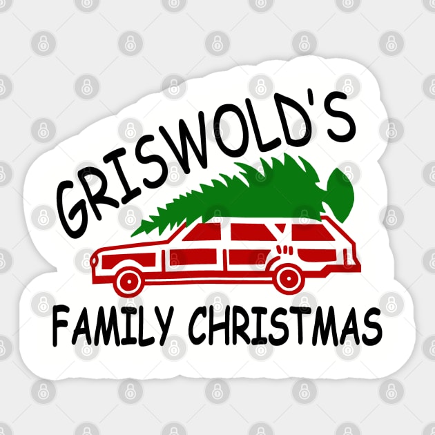 Griswold's Family Christmas Sticker by FanSwagUnltd